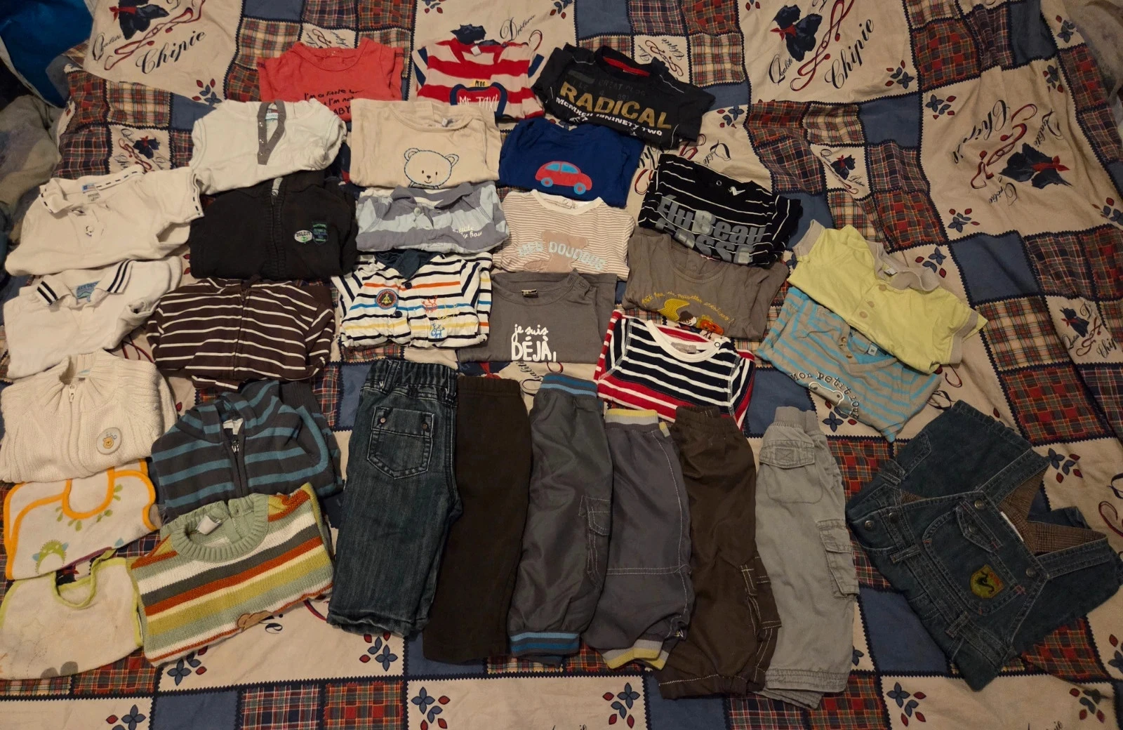 💜🦁Lots de 71 vêtements garçon de naissance à 3ans + 13 en dons – photo 6